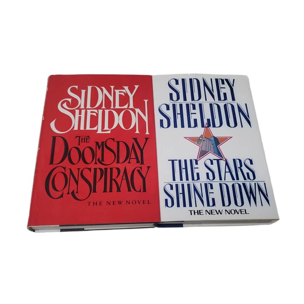 Sidney Sheldon The DoomsDay Conspiracy & The Stars Shine Down The New Novel Book